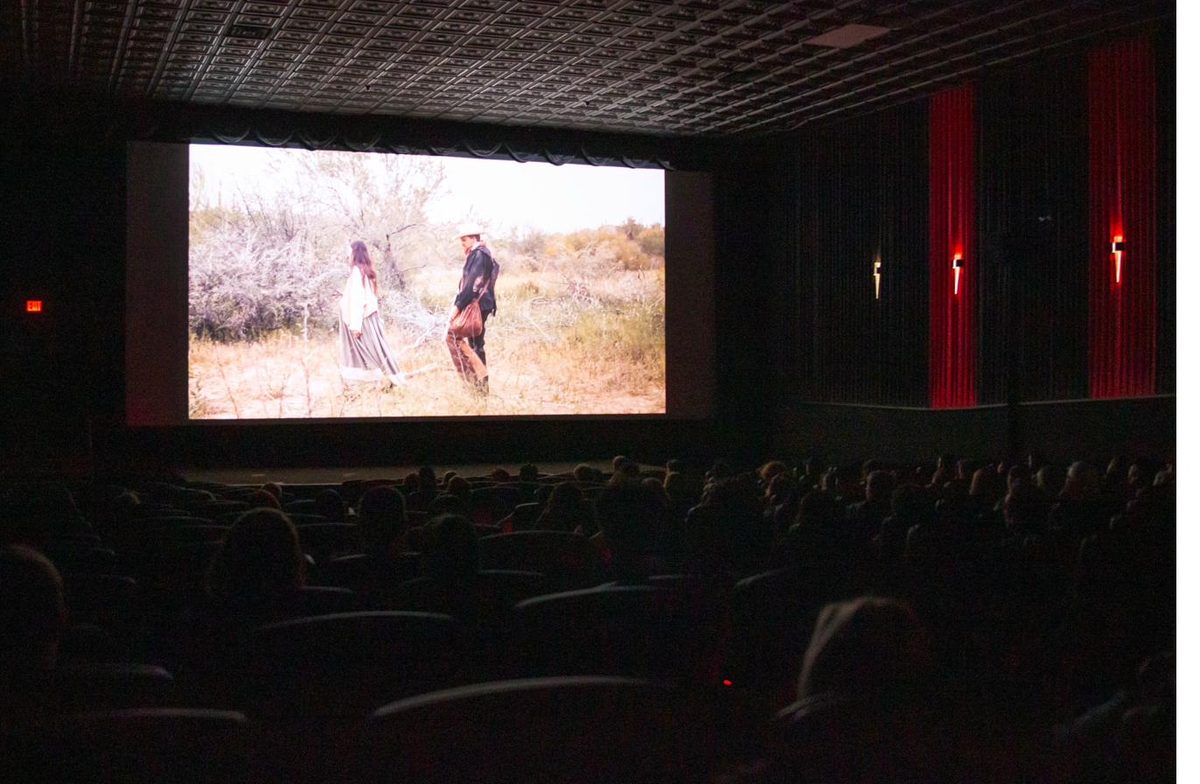 Full theatre another film